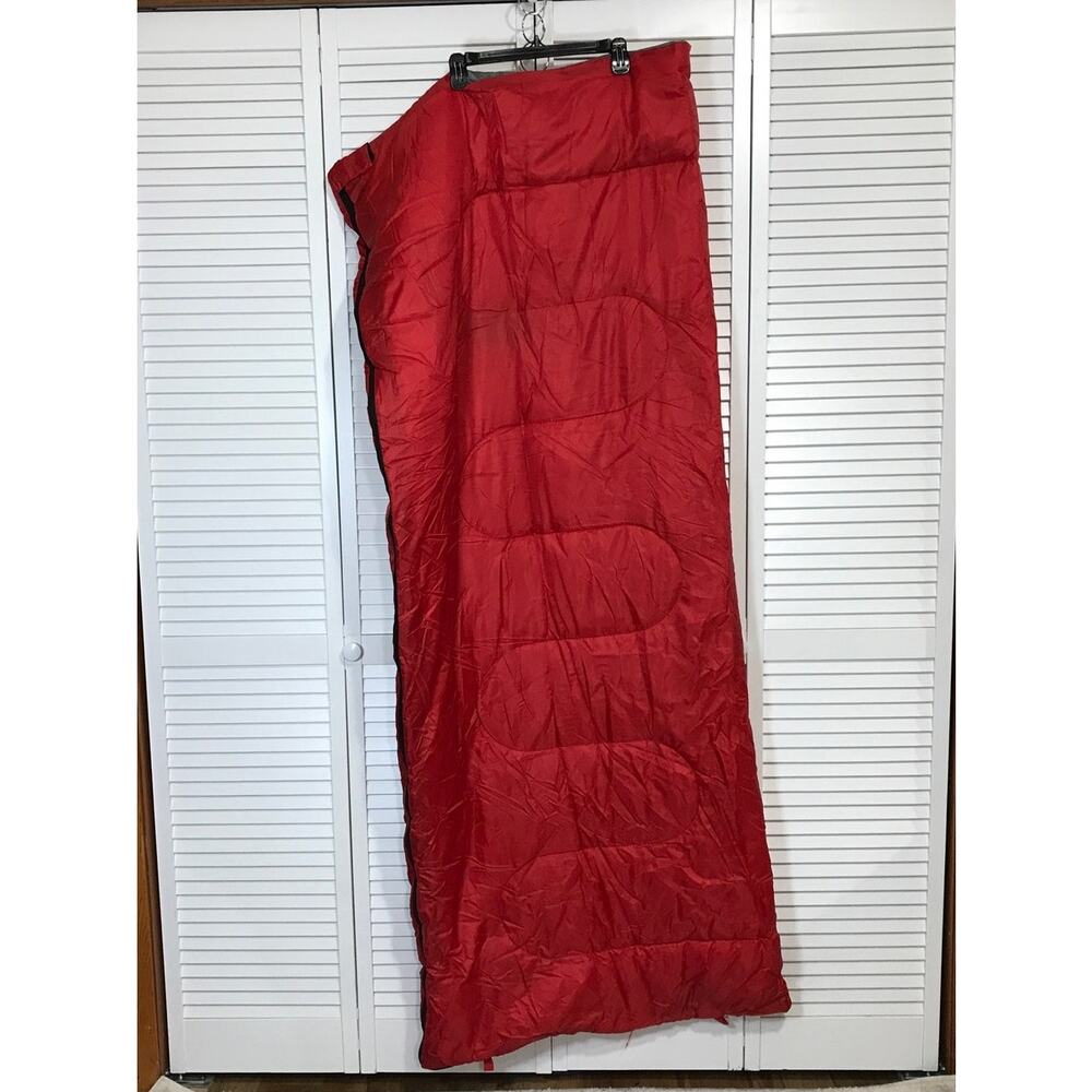 RevalCamp Red Indoor Outdoor Lightweight Rectangular Sleeping Bag